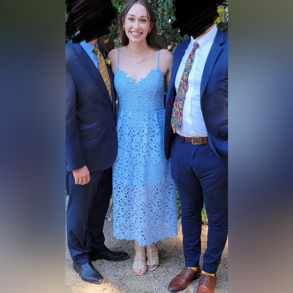 Lace A-Line Midi Dress - Picture 5 of 5